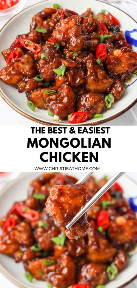 Asian Food Recipes Chicken, Easy Asian Food, Recipes With Hoisin Sauce, Asian Food Recipes, Mongolian Chicken, Homemade Chinese Food, Chinese Chicken Recipes, Asian Chicken Recipes, Asian Dinner Recipes