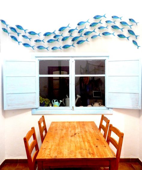 This Wall Hangings item by CristalarteGlass has 136 favorites from Etsy shoppers. Ships from Spain. Listed on 26 Jul, 2023 Recycled Windows, Shoal Of Fish, Manta Rays, Wall Art Bathroom, Fish Ocean, School Of Fish, Wall Art Ocean, Wooden Fish, Fish Wall Art