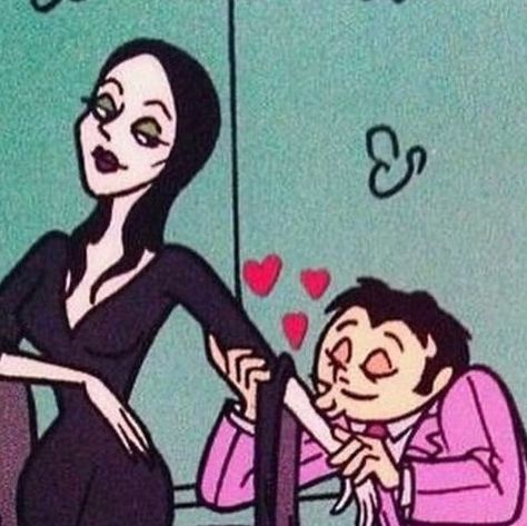 VINTAGE ART on Instagram: "If this ain't it, i don't want it... via @couldvebeenus" Gomez And Morticia, Addams Family, Couple Cartoon, Cartoon Profile Pics, Vintage Cartoon, Cartoon Pics, Hopeless Romantic, Mood Pics, Aesthetic Art