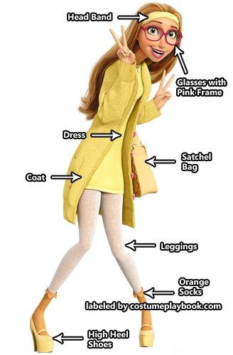 Dress up as Honey Lemon and the rest of the cast of Big Hero 6! :) Full guide at: http://costumeplaybook.com/movies/big-hero-6/2022-honey-lemon-costume/ Honey Lemon Costume, Lemon Costume, Big Hero 6 Costume, Characters Cosplay, Gogo Tomago, Hiro Big Hero 6, Costume Disney, Big Dresses, Disney Cosplay