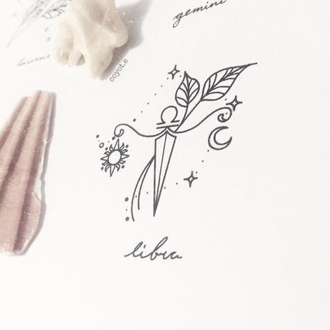 Tattoo Designer on Instagram: “And the last design in this series of small and simple zodiac tattoo designs: Libra 💕✨” Zodiac Tattoo Designs, Libra Sign Tattoos, Star Constellation Tattoo, Libra Zodiac Tattoos, Libra Constellation Tattoo, Tattoo Designer, Astrology Tattoo, Horoscope Tattoos, Libra Tattoo