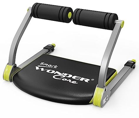 WONDER CORE SMART Sit Up Exercise Equipment, Abdominal Exercise Machine for Home, Ab Crunch Machine for Stomach Workout, Fitness Equipment for Abs Workout, Core Ab Exercise System Trainer (Green) Ab Equipment, Crunch Machine, Ab Crunch Machine, Ab Machine, No Equipment Ab Workout, Abdominal Machine, Ab Crunch, Abdominal Exercise, Ab Core Workout