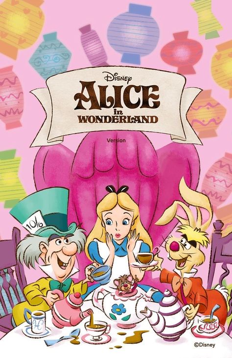 Disney Lines, Alice In Wonderland Artwork, Alice In Wonderland Drawings, Alice In Wonderland 1951, Wonderland Artwork, Alice In Wonderland Aesthetic, Animation Disney, Alice In Wonderland Birthday, Disney Phone Wallpaper