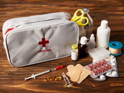 Emergency Essentials Every House Should Have - the Imperfectly Happy home Camping First Aid Kit, Medicine Kit, Emergency Essentials, Flint And Steel, Survival Items, Camping Kit, Emergency Shelter, How To Make Fire, Medical Kit