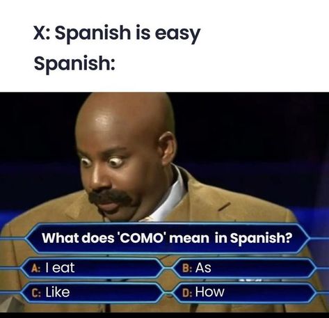 Spanish for Filipinos | Ok 🙄😅 Ctto | Facebook Spanish Whispers, Spanish Funny, Mexican Funny Memes, Spanish Memes Hilarious, Funny Spanish, Funny Spanish Jokes, Memes In Spanish, Memes In Spanish Funny, English Memes