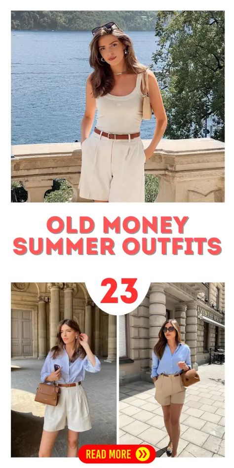 Summertime Sophistication: Mastering the Old Money Aesthetic with Timeless Outfits Old Money Summer Outfits, Old Money Summer, Old Money Outfits, Summer Elegance, Timeless Outfits, Modest Summer Outfits, Outfits Dress, Dress Guide, Summer Capsule Wardrobe