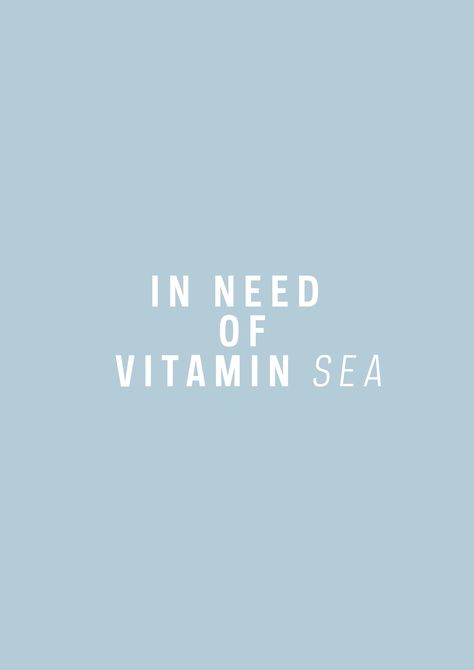 Sea Quotes, Vibe Quote, Ocean Quotes, Beach Quotes, Summer Quotes, Vitamin Sea, Words Of Affirmation, Encouragement Quotes, Instagram Captions