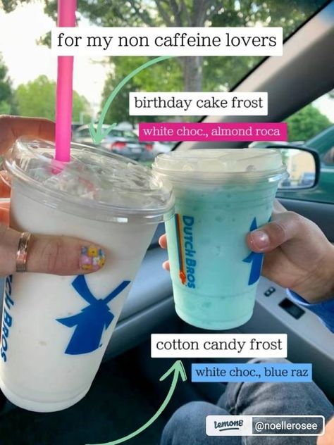 Dutch Bros coffee | Facebook Dutch Bro Coffee Drinks, Dutch Bros Orders, Drink Hacks, Dutch Bros Secret Menu, Dutch Brothers, Dutch Bros Coffee, Dutch Bros Drinks, Almond Roca, Secret Starbucks Recipes