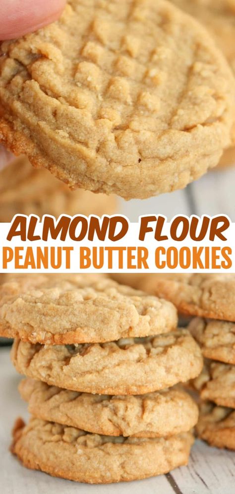 Almond Flour Peanut Butter Oatmeal Cookies, Baked Goods With Almond Flour, Best Gluten Free Peanut Butter Cookies, Peanut Butter Gluten Free Cookies, Gluten Free Cookie Recipes Almond Flour, Almond Flour Cookies Recipes Easy, Almond Peanut Butter Cookies, Easy Gluten Free Peanut Butter Cookies, Gluten Free Cookies Using Almond Flour