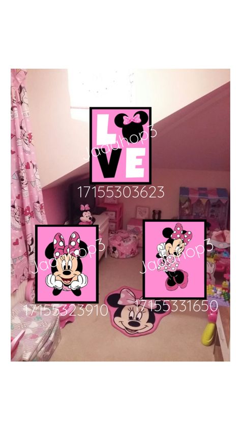 Minnie Mouse Codes Berry Ave, Minnie Mouse Berry Avenue Codes, Baby Room Codes For Berry Ave, Picture Wall Ideas Bloxburg Codes, Room Codes For Berry Ave, Roblox House Codes Berry Ave, House Decor Codes Berry Ave, Roblox Decal Id Codes Carpet, Bloxburg Minnie Mouse Room