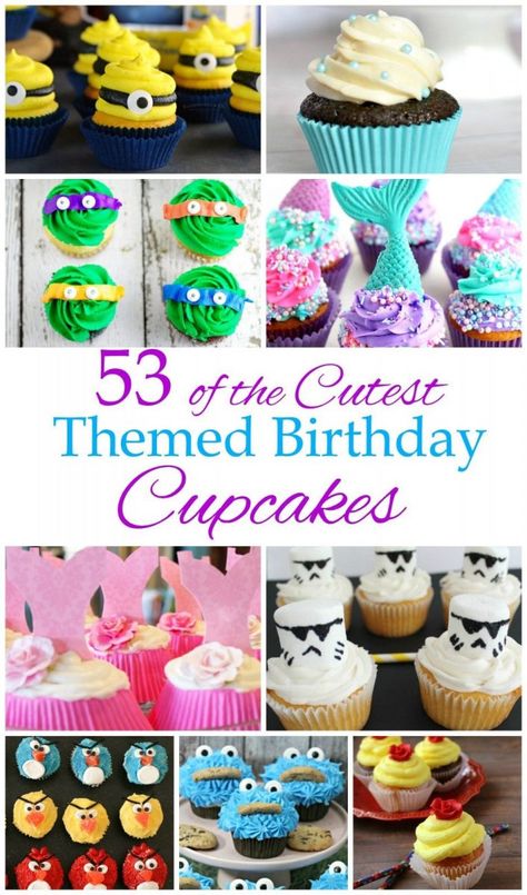 These cute birthday cupcakes are perfect for kids birthday parties. I’ve compiled a list of 53 recipes for birthday cupcakes just for you! Cupcakes For 2nd Birthday, 2 Year Birthday Cupcakes, 4 Year Birthday Cupcakes, Two Year Old Cupcakes, Birthday Cupcakes For School, Birthday Muffins Ideas, Girls Birthday Cupcake Ideas, Decorating Cupcakes For Kids, Boy Birthday Cupcake Ideas