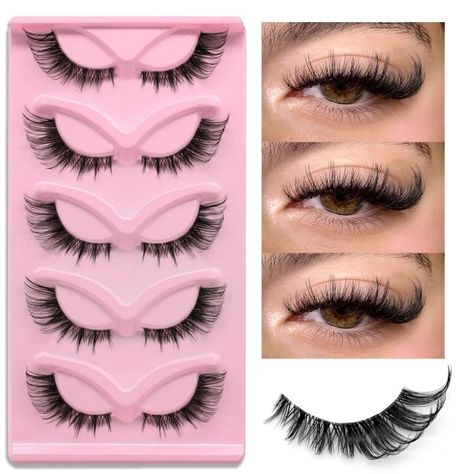 Just found this amazing item on AliExpress. Check it out! $0.99  46％ Off | GROINNEYA 5 pairs Cat Eye Lashes Faux Mink Eyelashes Clear Band Lashes Natural Look Wispy Mink Eyelashes Full Strip Lashes Lashes Natural Look, Cat Eye Lashes, Cat Eye Lash, Lashes Natural, Eye Lashes, Strip Lashes, Mink Eyelashes, Natural Look, Cat Eye