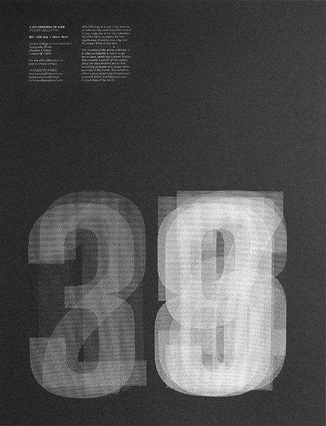 Graphic poster with transparent numbers in Poster: Cube Installation, Minimalism Aesthetic, 12th July, Art Trippy, Swiss Style, Type Font, Poster Design Inspiration, Saved Pins, Type Posters