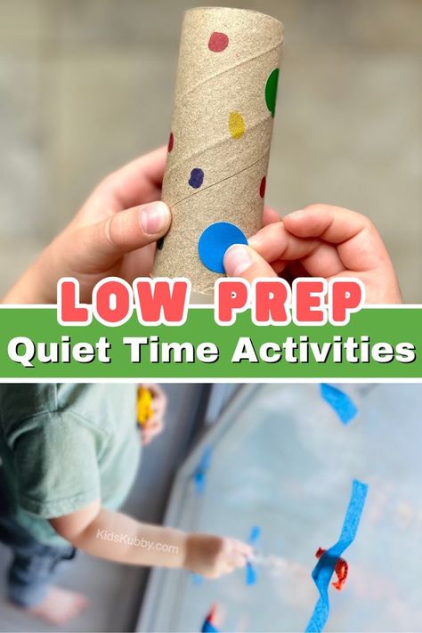 Are you looking for a good way to manage screen time for your preschoolers? Try quiet time activities. These activities take little to no prep work and kids love them! Simply set up a quiet time area with a few of these fun activities and let your kids independently play while you catch up on emails, house work, or simple have a moment to yourself! Independent Sensory Activities, Quiet Activities For Nap Time, Simple Prek Activities, After Preschool Activities, Naptime Activities Preschool, Busy Preschool Activities, Quiet Sensory Activities, Preschool Free Time Activities, Choice Time Activities Preschool