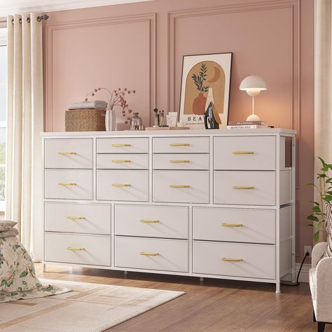 White Dresser Bedroom, Room Tv Stand, Dresser Tv, Storage For Bedroom, Bedroom Tv Stand, Dresser With Tv, Dresser Tv Stand, Dresser Ideas, Tv Console Table