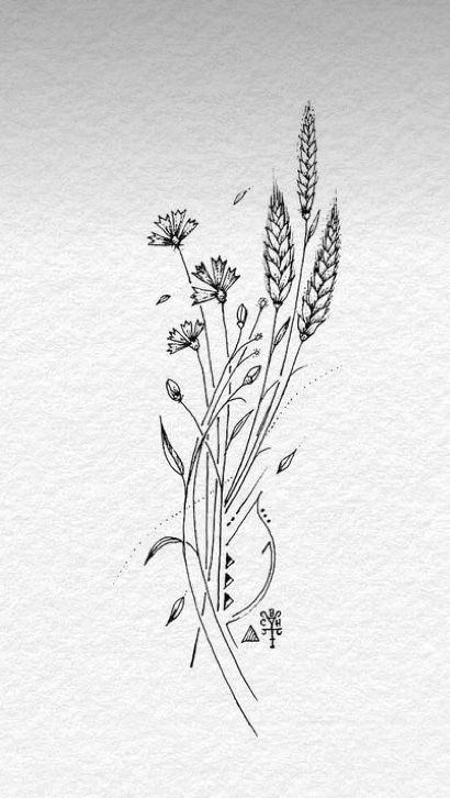 Connecting Arm Tattoos, Wild Flower And Wheat Tattoo, Mountain Wild Flower Tattoo, Grass And Flowers Tattoo, Wheat And Barley Tattoo, Blades Of Grass Tattoo, Prairie Flowers Tattoo, Queen Annes Lace Tattoo Wildflowers, Wildflower Tattoo Drawing