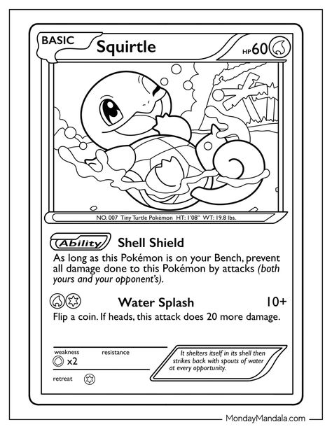 Pokemon Binder Cover, Squirtle Coloring Page, Pokemon Coloring Sheets Free Printable, Pikachu Coloring Page Free Printable, Pokémon Colouring Pages, Pokemon Activity Sheets Free Printable, Pokemon Card Coloring Pages, Pokemon Colouring Printables, The Office Coloring Pages