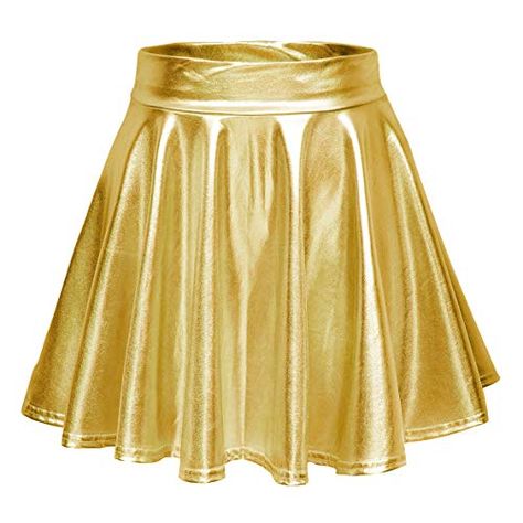 Bar Dance, Skirt Tutu, Short Pollera, Rok Mini, Performance Stage, Mini Skater Skirt, Umbrella Skirt, Gold Skirt, Party Rock