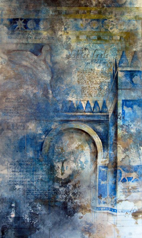 Paintings - Architecture on Behance Gates Of Babylon, Gate Of Babylon, Islamic Style, Islamic Art Pattern, Architecture Painting, Eastern Art, Collage Art Mixed Media, Acrylic Ink, A Level Art