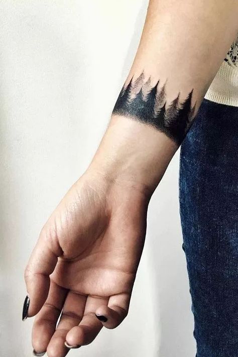 Wristband Tattoo, Natur Tattoo Arm, Wrist Tattoo Cover Up, Cute Tattoos On Wrist, Cuff Tattoo, Nature Tattoo Sleeve, Forearm Band Tattoos, Band Tattoo Designs, Armband Tattoo Design