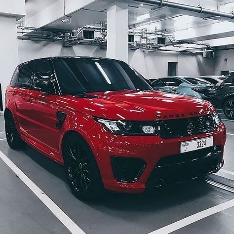 Range Rover Truck, Range Rover Cars, Red Range Rover, Range Rover Suv, 4 Wheel Drive Cars, Xe Bugatti, New Range Rover Sport, Kereta Sport, Dream Cars Range Rovers