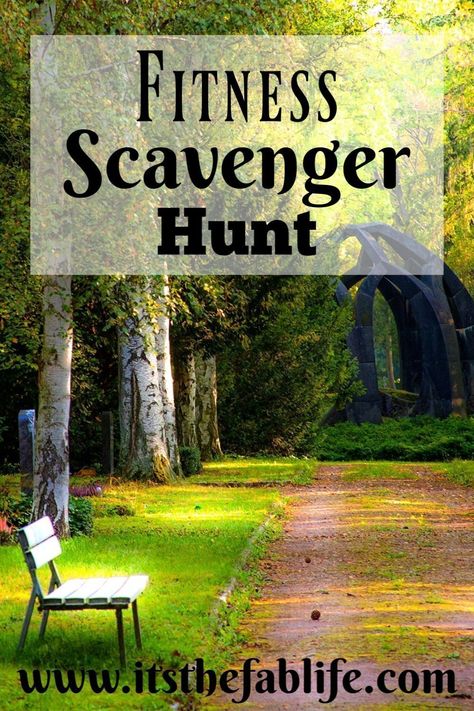 Fitness Scavenger Hunt | Create Your Own Fitness Scavenger Hunt | Fun Fitness Idea | #exercise #fitness #fitnessroutine #scavengerhunt Fitness Scavenger Hunt Ideas, Sports Scavenger Hunt Ideas, Pe Scavenger Hunt, Easter Workout Ideas, Fun Exercise Ideas, Fun Fitness Games, Teen Scavenger Hunt, Thailand Activities, Learn To Let Go