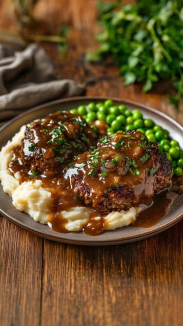 Salisbury Steak Recipe Salisbury Steak Dinner, Salberry Steak, Salisbury Steak Gravy Recipe, Salabiry Steak Recipe, How To Make Salisbury Steak Recipes, East Coast Recipes, Best Ever Salisbury Steak Recipe, Steak And Gravy, Classic American Dinner Recipes