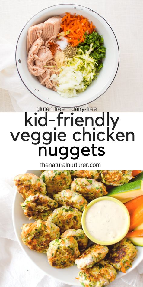 Veggie Chicken Nuggets, Easy Toddler Meals, Easy Baby Food Recipes, Healthy Baby Food, Baby Led Weaning Recipes, Weaning Recipes, Healthy Toddler Meals, Baby Snacks, Healthy Dinner Recipes Chicken