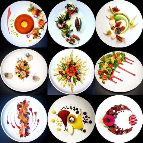 Food Plating Design, Fancy Food Presentation, Fine Dining Plating, Art Of Plating, Plating Food, Food Presentation Plates, Food Plating Techniques, Gourmet Food Plating, Plate Presentation