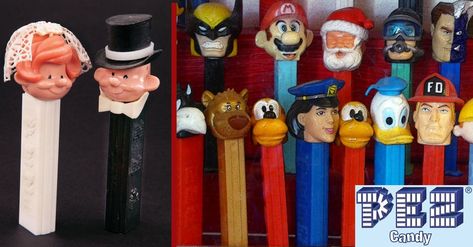 Vintage Pez Dispensers, Tons Of Money, Toys Land, Pez Dispensers, When You Were Young, The Attic, Captain Hook, Child Safety, Old Vintage