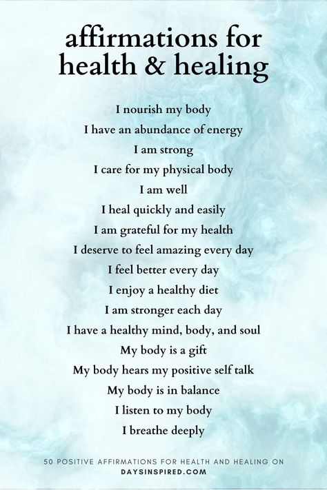 Goals Affirmations, Affirmations For Health, Healthy Affirmations, Positive Statements, Prayer For Health, Healing Mantras, Losing 40 Pounds, Positive Mantras, Health Affirmations