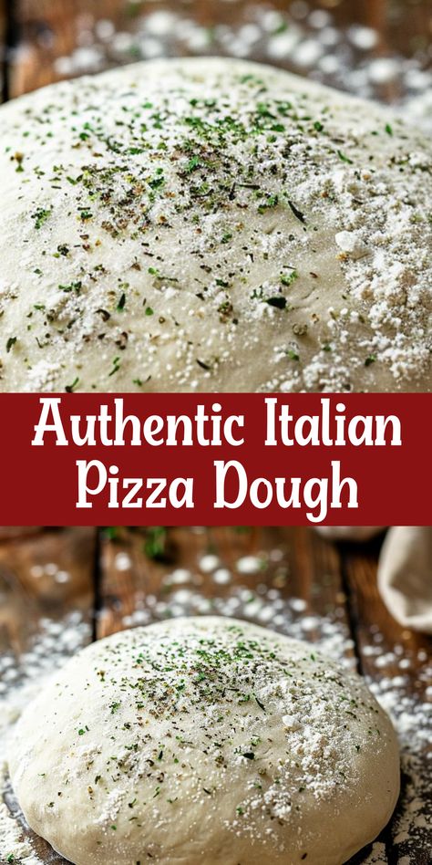 Make authentic Italian pizza dough with this simple recipe. Ideal for pizza lovers! Traditional Italian Pizza Dough, Fancy Homemade Pizza, Italian Dough Recipe, Homemade Pizza Recipe Dough, Authentic Pizza Dough Recipe, Flavored Pizza Dough Recipe, Flavorful Pizza Dough Recipe, Artisan Pizza Recipes, Pizza Ideas Aesthetic