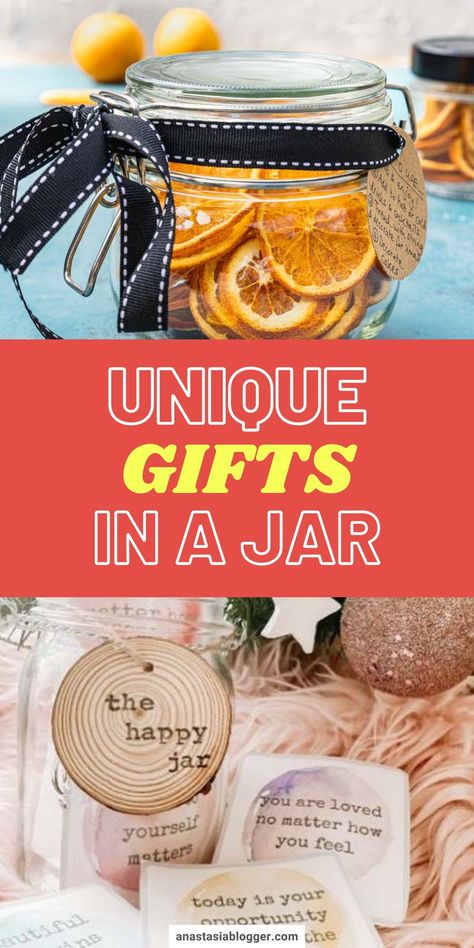 If you are one who loves giving homemade gifts to your loved ones, then try out these 15 unique gifts in a jar that the receiver will definitely adore! #giftideas #masonjar Chili Mix In A Jar, Jelly Jar Gift Ideas, Ball Jar Gift Ideas, Gifts In A Mason Jar Ideas, Small Jar Gifts Ideas, 16 Oz Mason Jar Gifts, Mini Jar Gift Ideas, Gifts In A Jar Ideas For Women, Ball Jar Gifts