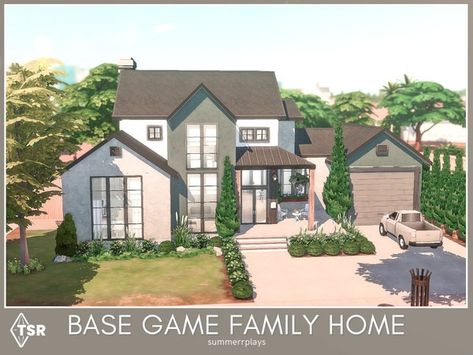 Sims 4 Residential Lots, Sims 4 Residential, Sims 4 Family House, Sims 4 Modern House, Sims 4 Houses Layout, The Sims 4 Lots, Sims Freeplay Houses, Sims 4 Family, Sims 4 House Plans