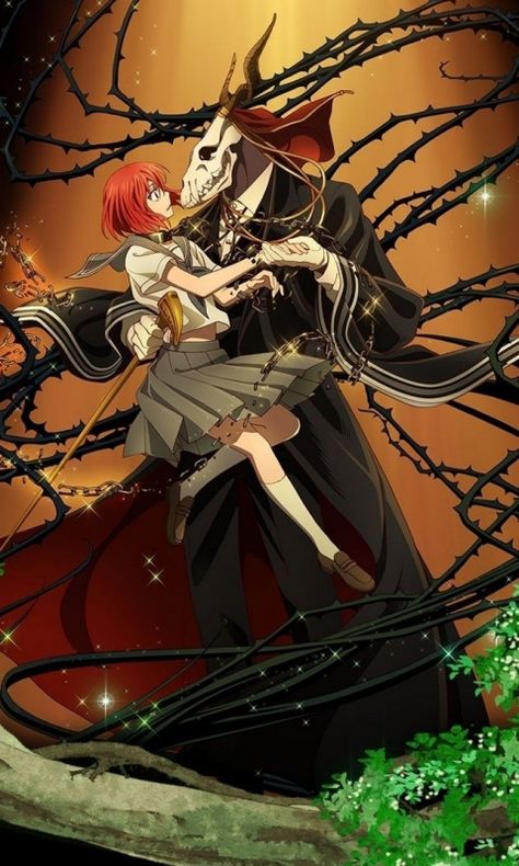 480x800 Wallpaper, Chise Hatori, Elias Ainsworth, Magus Bride, Ancient Dragon, Ancient Magus Bride, The Ancient Magus Bride, Anime Meme, Cute Anime Couples