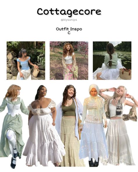 #cottagecore #cottagecoreoutfit #style #fashion #aesthetic #aestheticoutfit #outfits #outfitideas #outfitstyle #outfitinsposummer #fashiontrend #styleguide #styleideas Aesthetic Core Types, Cottagecore Guide, Cottagecore Casual Outfit, Coquette Core Outfits, Summer Outfits Cottagecore, Outfit Ideas Cottagecore, Cottage Outfits, Bloomcore Aesthetic Outfits, Cottagecore Outfits Summer