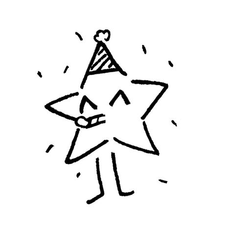 party star pfp/tattoo design Star People Drawing, Simple Sketch Ideas Doodles, Cute Star Doodles, Rock Star Drawing, How To Draw Stars, Cute Star Drawing, Drawing Of Stars, Party Doodles, Doodle Pfp