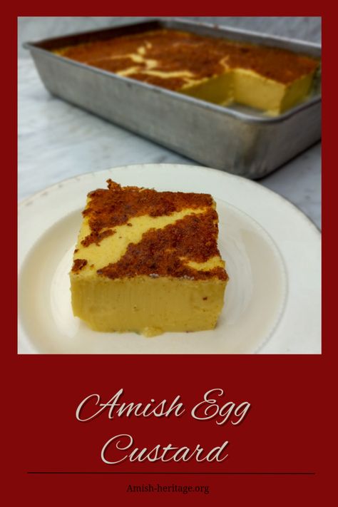 Egg Custard Cups, Egg Custard Pudding Recipe, How To Make Egg Custard, Whole Egg Custard, Duck Egg Custard, Baked Egg Custard Recipe, Amish Baked Custard Recipe, Baked Custard Recipe Simple, Keto Egg Custard Recipe