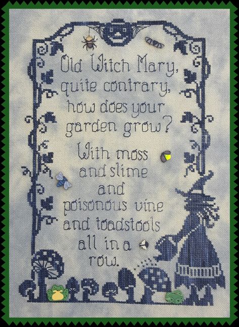 Old Witch, Waxing Moon, Halloween Cross Stitch, Moon Designs, Witch Design, Halloween Cross Stitches, Hardanger Embroidery, Learn Embroidery, Types Of Embroidery