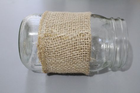 Mason Jar Centerpiece Burlap Jar End Burlap Mason Jar Centerpieces, Twigs Decor, Lace Mason Jars, Burlap Mason Jars, Mini Diaper Cakes, Centerpiece Diy, Mason Jar Centerpiece, Pint Mason Jars, Birthday Party Centerpieces