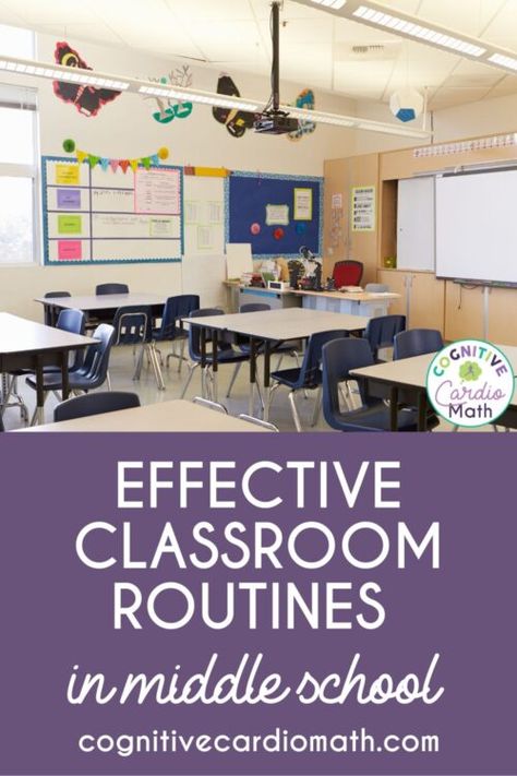 Effective Classroom Routines for Middle School Middle School Desk Arrangements, Classroom Layout Middle School, Middle School Math Classroom Setup, Middle School Procedures, Classroom Ideas Middle School, Middle School Classroom Setup, Classroom Setup Middle School, Middle School Management, Middle School Classroom Themes