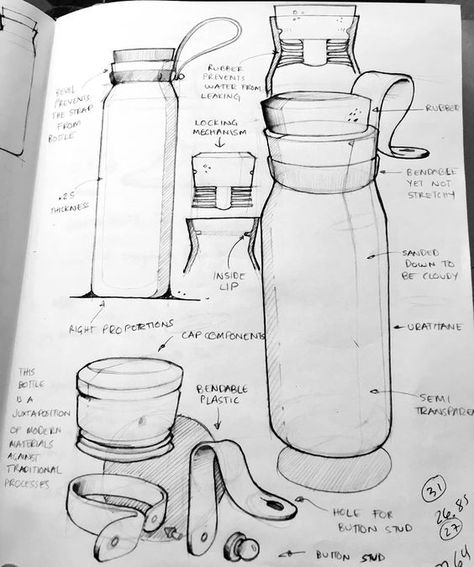 "A continuation of my water bottle ideation #id #industrial #product #design #sketch #idsketch: Clothes Design Sketches, Industrial Sketch, Product Design Sketching, Product Sketching, Product Design Sketch, Product Sketches, Sketchbook Sketches, Product Sketch, Quick Sketches