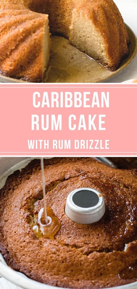 Cheat Desserts, Best Rum Cake Recipe, Best Rum Cake, Rum Cake Recipe Easy, Rum Desserts, Caribbean Rum Cake, Rum Cake Recipe, Raspberry Brownies, Butter Glaze