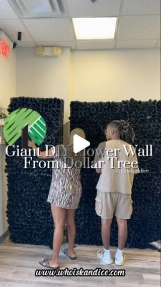 Kandice Stover | Author | Motivational Speaker | Mentor on Instagram: "DOLLAR TREE DIY GIANT FLOWER WALL 🌳🌹🖤 @dollartree  ✅ Handmade By Me ✅ All Materials For This Wall Are From Dollar Tree ONLY ✅ 100s of flowers, Foam Boards, Pool Noodles + Tape  🗣️ DOLLAR TREE CREW ‼️‼️ Check In!  👀 What Do You Think ??  🎨 Would You Try Making a Giant Flower Wall Using ONLY Materials From Dollar Tree❓❓  ✨ Omggg, is this your favorite project of mine yet 🥰   💰 yesss of course I’m renting this wall out for events 📞 hmu for deets 😃  ⬇️ Follow for more Dollar Tree Finds, DIY && more Party Decor!! @thatskandice   #dollartree #dollartreefinds #dollartreecommunity #dollartreediy #dollartreeobsessed #dollartreecrafts #dollartreeaddict #dollartreelover #dollartreedecor #dollartreefind #dollartreediys #d Dollar Tree Tablecloth Backdrop, Dollar Tree Flower Garland, Diy Wall For Photoshoot, How To Decorate A Warehouse For A Party, Diy Backdrop Dollar Tree, Backdrop Picture Ideas, Party This Way Sign Diy, Black Flower Wall Backdrop, Diy Tunnel Entrance