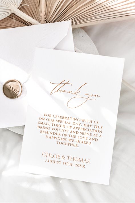 Wedding Reminders For Guest, Wedding Card Messages, Gratitude Cards, Sophisticated Wedding, Beautiful Calligraphy, Wedding Favor Bags, Wedding Calligraphy, Reception Table, Wedding Thank You Cards