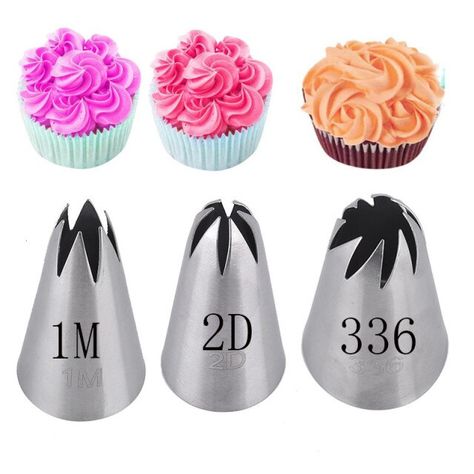 3pcs/set Rose Pastry Nozzles Cake Decorating Tools Flower Icing Piping Nozzle Cream Cupcake Tips Baking Accessories #1M 2D 336 _ - AliExpress Mobile Rose Pastry, Cupcake Tips, Flower Icing, Russian Nozzles, Cake Nozzles, Icing Nozzles, Icing Piping Nozzles, Icing Piping, Creative Baking