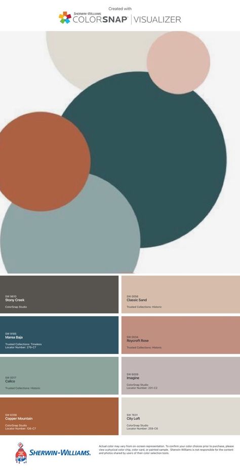 Orange Color Schemes For Living Room, Navy Pink Brown Color Palette, Teal Colour Scheme Living Room, Teal Color Palette Bathroom, Teal Bathroom Color Schemes, Teal Interior Colour Palette, Teal Paint Color Palette, Interior Colour Schemes 2023, Light Blue Room Color Scheme