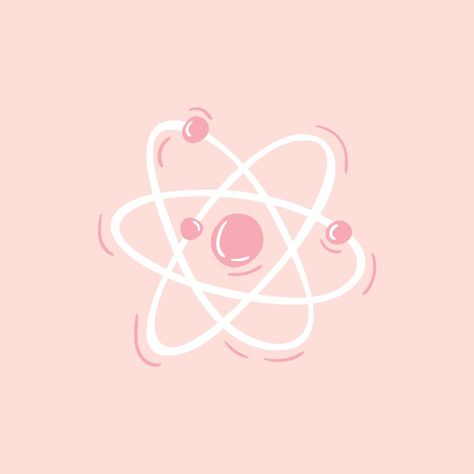 Science Widget, Science Icon Aesthetic, Pink Science Aesthetic, Pink Periodic Table, Chemistry Aesthetic Art, Chemistry Logo, Industrial Chemistry, Pink Science, Ipad 2024