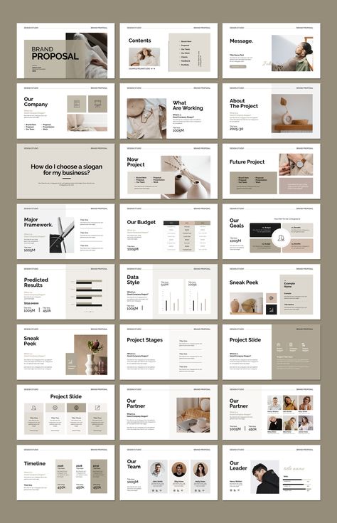 Looking for a way to present your brand proposal in a visually appealing way? This template is perfect for you! With its creative layouts and easy-to-use design, you can create a proposal that will wow your clients. Plus, it's fully customizable, so you can add your own branding and content. Get started today and create a proposal that will make your brand stand Branding Document Design, Job Proposal Template, Document Layout Design Creative, Branding Proposal Template, Proposal Business Design, Research Proposal Presentation, Brand Proposal Presentation, Client Proposal Design, Business Proposal Template Design