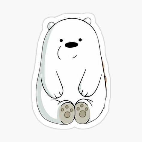 Pegatinas: Escandalosos | Redbubble Ice Bears, Easy Doodles Drawings, Bridal Mehndi Designs, We Bare Bears, Bare Bears, Blind Bags, Cute Easy Drawings, Simple Doodles, Diy Stickers